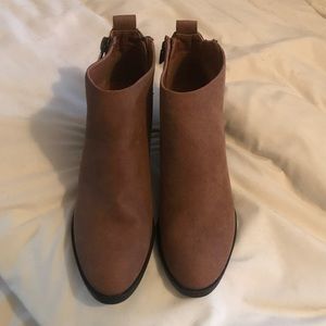 Brown booties